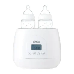 Alecto Flesverwarmer Digitaal Duo BW700 White> Flesverwarmers