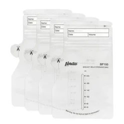 Alecto Moedermelk Bewaarzakjes 220ml-100stks BF100> Melk Bewaarzakjes
