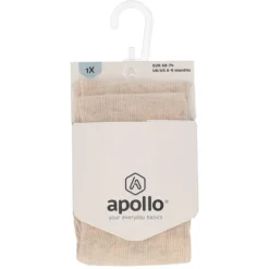Apollo Maillot Rib Beige Melange maat 68/74><noscript><img width=