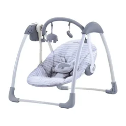 Asalvo Babyswing - Daddy Hippo - Grey> Swings