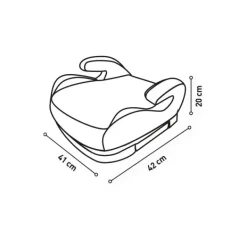 Asalvo Booster Pamy> Autostoel Groep 2/3 (15-36Kg)