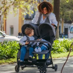 Asalvo Tweelingbuggy - Henry - Grey><noscript><img width=