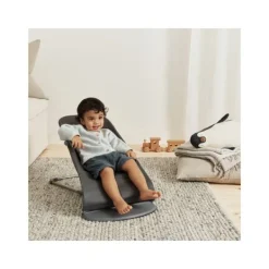 Baby Bjorn Bouncer Bliss Geweven Klassiek Quilt Zandgrijs><noscript><img width=