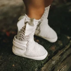 Baby Dutch Teddie Babyboots - XS - Natural><noscript><img width=