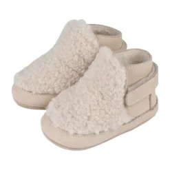 Baby Dutch Teddie Babyboots - XS - Natural><noscript><img width=