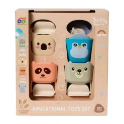 Baby Favorite Badspeelgoed Dieren 5-Delig - Bioplastic> Badspeelgoed