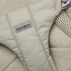 BabyBjörn Balance Soft Wipstoeltje Geweven Jersey Tri-Fabric - Zandgrijs> Sitters