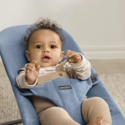 BabyBjörn Bliss Wipstoel – Geweven – Mélange Lichtroze><noscript><img width=