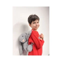 Babyjem Kinderugzak Pluche Konijn Grijs><noscript><img width=