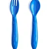 Babyjem Vork En Lepel Blauw> Bestek