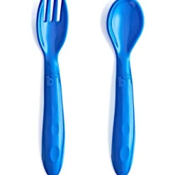 Babyjem Vork En Lepel Blauw> Bestek