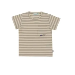 Babylook Bugs T-Shirt Korte Mouw Stripe - Maat 50 - Island Fossil> Sjawls|Shirtjes