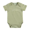 Babylook Cool Kid Korte Mouw Romper - Mt. 56 - Moss Gray> Rompertjes