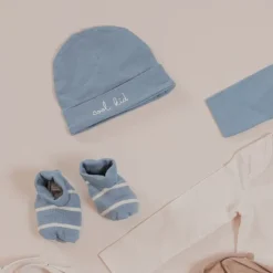 Babylook Cool Kid Muts - Newborn - Faded Denim> Mutsjes