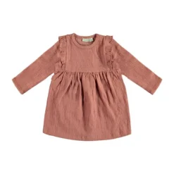 Babylook Crepe Jurk - Mt. 50 - Rose Tan> Jurkjes