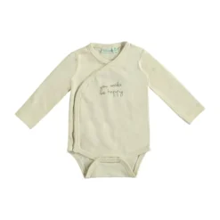 Babylook Overslag Romper - Mt.56 - Warm Taupe><noscript><img width=