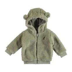 Babylook Teddy Vest - Maat 62/68 - Mineral> Vestjes