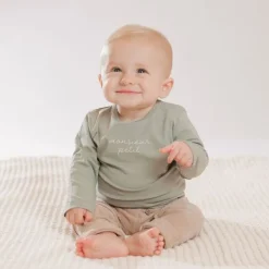 Babylook Velvet Rib Broek - Maat 50 - Warm Taupe><noscript><img width=