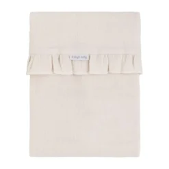 Baby's Only Calm Ledikantlaken met Ruffle - 120 x 150 cm - Warm Linen><noscript><img width=