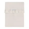 Baby's Only Calm Wieglaken Met Ruffle - Warm Linen> Wieglakens