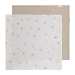 Baby's Only Tender Hydrofiele Doek - 2-Pack - 65x65 cm - Beige / Linen><noscript><img width=