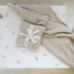 Baby's Only Tender Hydrofiele Doek - 2-Pack - 65x65 cm - Beige / Linen><noscript><img width=