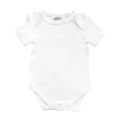 BD Collection Basic Collectie Romper Korte Mouw Wit maat 62/68> Rompertjes