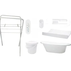 Bébé Basics Badset Uni Wit Inclusief Badstandaard Wit> Complete Badsets|Badjes