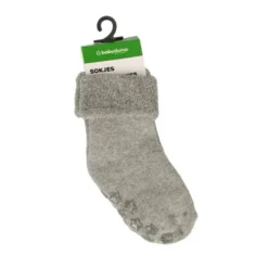 BD Collection Sokjes Antislip 2-Pack Light Grey 0-6 maanden> Sokjes