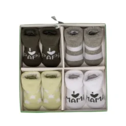 BD Collection Sokjes 4-Pack Multi Green> Sokjes