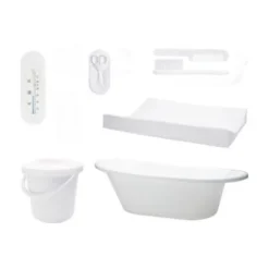 Bébé Basics Bebe Basics Badset Uni Wit> Badjes