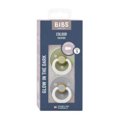 BIBS Colour Fopspeen - Size 1 - Petrol Glow/Deep Space Glow><noscript><img width=