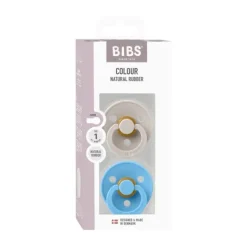 BIBS Colour Fopspenen - 2 Stuks - Size 1 - Mushroom/Breeze><noscript><img width=
