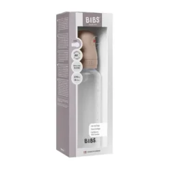 BIBS Fles - Medium Flow - 270 ml - Silicone - Blush - Ronde Speen><noscript><img width=