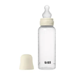 BIBS Fles - Medium Flow - 270 ml - Silicone - Blush - Ronde Speen><noscript><img width=