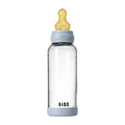 BIBS Fles - Medium Flow - 240 ml - Glas/Latex - Ivory> Flessen