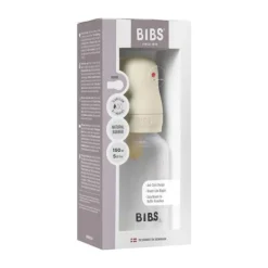 BIBS Fles - Slow Flow - 150 ml - Latex - Ivory - Ronde Speen><noscript><img width=