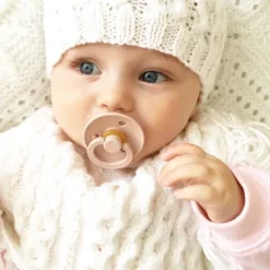 BIBS Fopspeen Round 0-6mnd Dark Oak/Ivory (2 stuks)><noscript><img width=