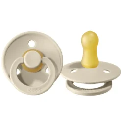 BIBS Fopspeen Round 0-6mnd Vanilla><noscript><img width=