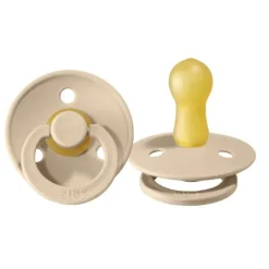 BIBS Fopspeen Round 0-6mnd Vanilla><noscript><img width=