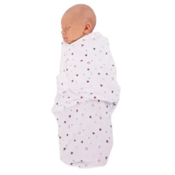 Bo Jungle Baby Wrap Lovely Hearts Small> Inbakeren|4-Seizoenen Slaapzakken