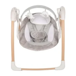 Bo Jungle B-Portable Swing Dolphy Wood Pure White> Swings