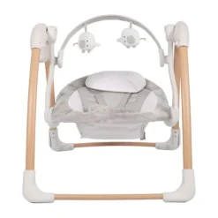 Bo Jungle B-Portable Swing Dolphy Wood Pure White><noscript><img width=