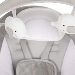 Bo Jungle B-Portable Swing Dolphy Wood Pure White><noscript><img width=