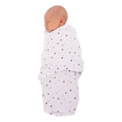 Bo Jungle B-Wrap Lovely Hearts Small> Inbakeren|4-Seizoenen Slaapzakken