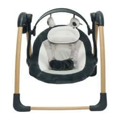 Bo Jungle Dolphy Wood Portable Swing - Shady Grey> Swings