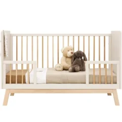 Bopita Bedbank 70 x 140 Lines Dune / Naturel><noscript><img width=