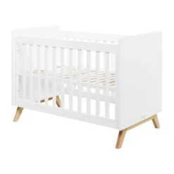 Bopita Ledikant 60-120 Fenna Wit / Naturel> Ladekasten|Ledikanten