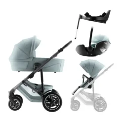 Britax Römer Smile 5Z Style Comfort Plus Set - Harbor Blue> Uitbreidbare Kinderwagens|Wandelwagens