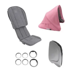 Bugaboo Ant Style Set Gemeleerd Grijs-Gemeleerd> Accessoires Kinderwagens|Accessoires Tweeling/Duo